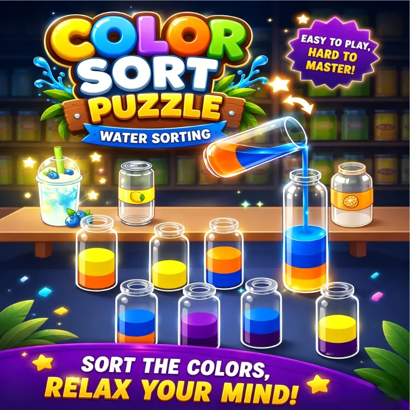 Color Sort Puzzle Milk Tea Sorting