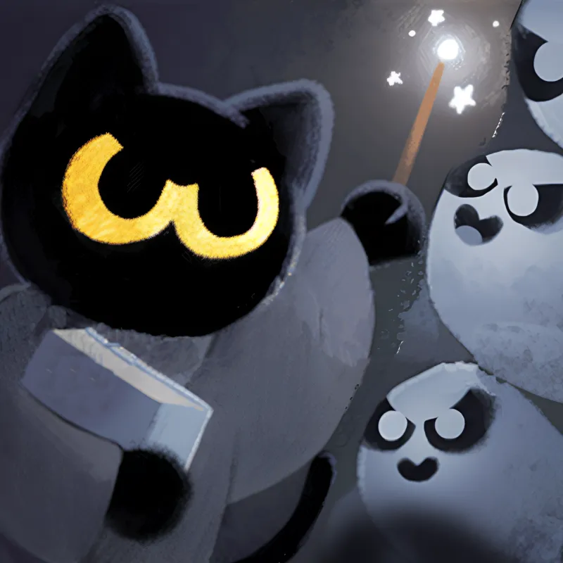 Doodle Halloween Momo Cat : Academy