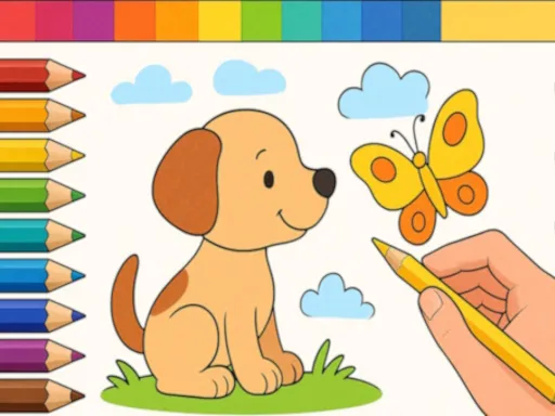 Draw with Pencils Coloring Book!