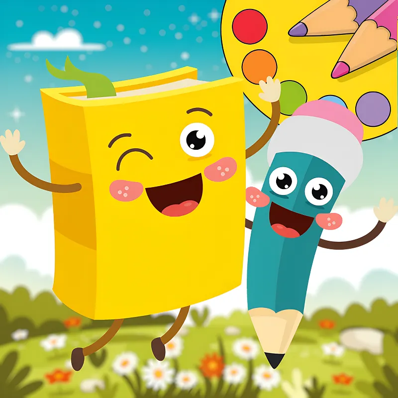 Happy Coloring Book