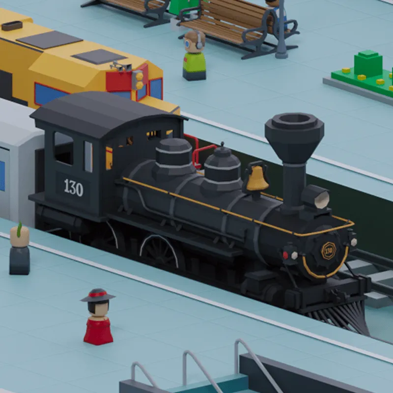Idle Train Empire Tycoon