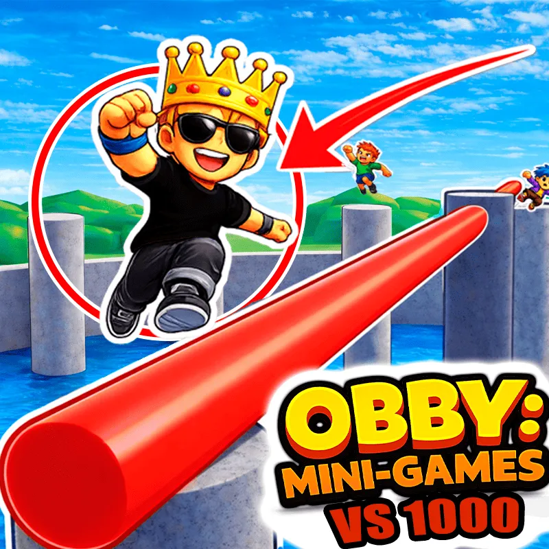 Obby: Mini-Games VS 1000